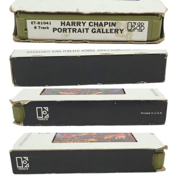 Harry Chapin Portrait Gallery 8 Track Stereo Tape Cartridge Elektra Records 1975 - Picture 13 of 13